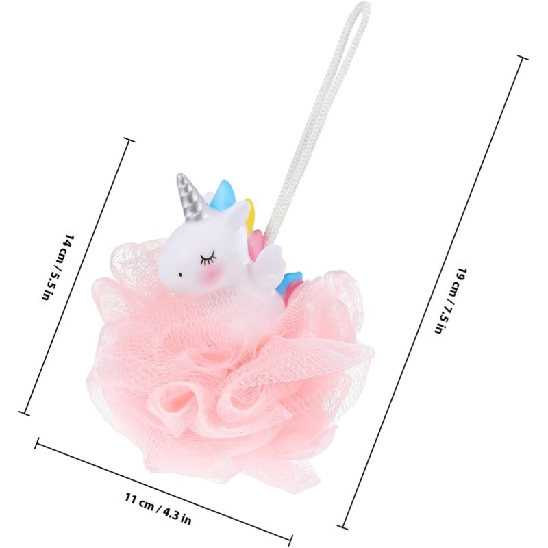 Esponja de baño unicornio para niñas Ipetboom (2 piezas)