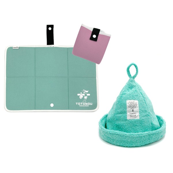 PEAKS & TREES Sauna Mat, Sauna Hat, Supervised by Finland,