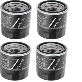 Quaprodur Oil Filter 5GH-13440-30 5GH-13440-70 5GH-13440-61-00 Compatible With Yamaha 5GH-13440-70 5GH-13440-60 FZ1/Royal Star/V-Max 1200 1700/YZF R (4 PACK)