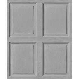 Exclusive New Glamour Modern Wood Panel 3D Effect Wooden Panelling Wallpaper Feature Wall 10m Roll Grey