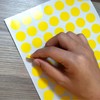 1050 PCS 3/4 Inch Round Color-Code Dot Stickers ,Color Coded