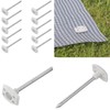 10 x Pegs for Ground Sheet Tent Carpet Camping Tent