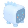 LED Alarm Clock Mini Portable Voice Control Temperature Display USB