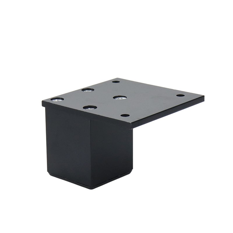 Wealrit 4 Pcs Metal Furniture Legs 2inch Tall Square Tube