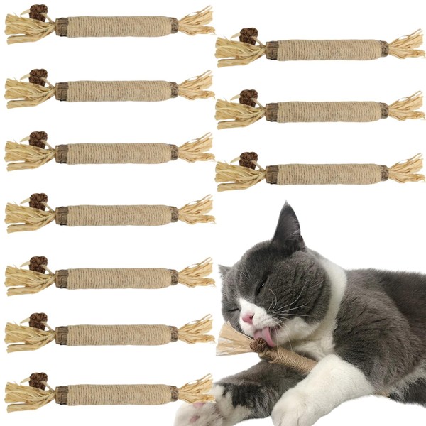 ZDL Catnip Sticks for Cats, Pack of 10 Matatabi Cat