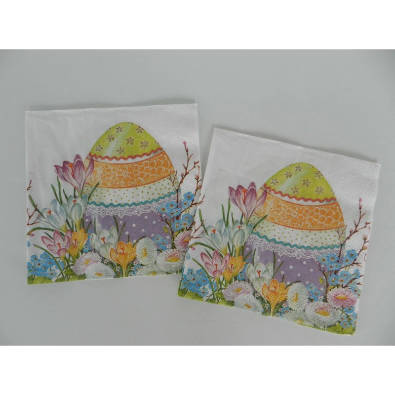 Mesafina 2 (Two) Single Lunch Size Paper Napkins for Decoupage