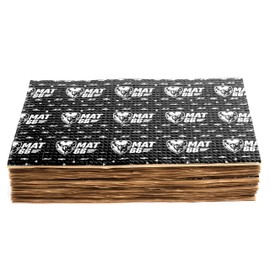 MAT66 ProBlack 80 mil 10 sqft Car Sound Deadening Mat, Butyl Automotive Sound Deadener, Vehicle Audio Sound Insulation and Dampening Material
