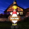 12FT Giant Blow Up Thanksgiving Inflatable Turkey Outdoor Decorations with