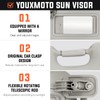 Youxmoto Sun Visor Left Driver Side for Mazda 3 2010