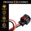 LIZAPUS 2-Way Radiator Cooling Fan Connector Compatible with Ford F-150