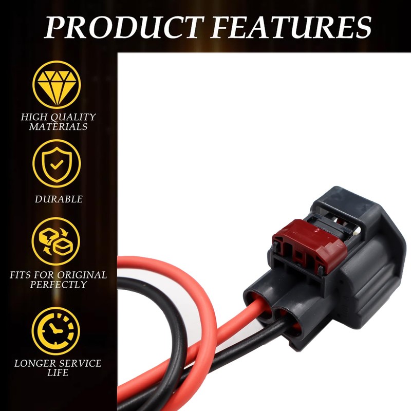 LIZAPUS 2-Way Radiator Cooling Fan Connector Compatible with Ford F-150