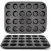 Cseese 2 Pack Mini Muffin Pan, 24 Cup Muffin Tin,
