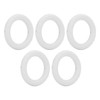 5pcs Baby Soft Silicone Teething Ring Toy Infant Safe Elastic
