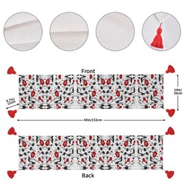 IRSHI 72-inch Long Tablecloths - Design for Stylish Dining Decor - Spill and Stain Resistant - Perfect for Home Decoration