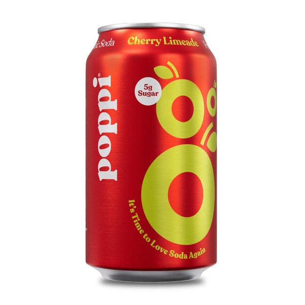 poppi Poppi Sparkling Prebiotic Soda Beverage with Apple Cider Vinegar,