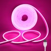 Wisada 5V LED neon Light with Push Button on/Off [4m,