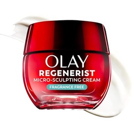 Olay Anti Aging Face Moisturizer Cream Regenerist Micro Sculpting And Fragrance Free Ounces