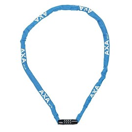 Axa Rigid Chain Lock, Unisex, 59540295SS, blue, 120 cm Lange, 3.5mm Durchmesser