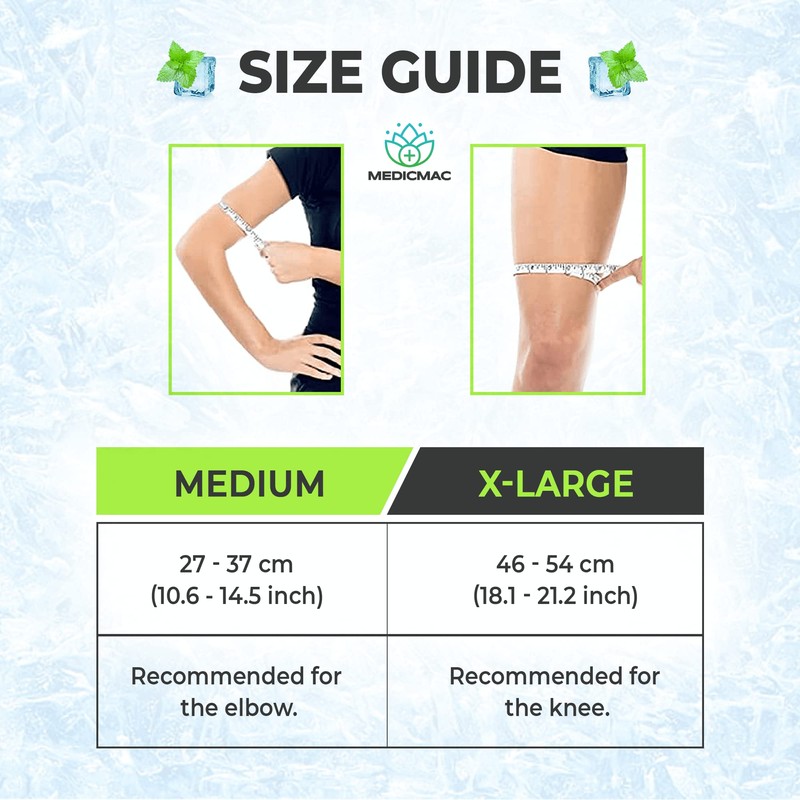 MEDICMAC® FlexiCryo™ 360° Cold Therapy Compression Sleeve for Arthritis, Injuries