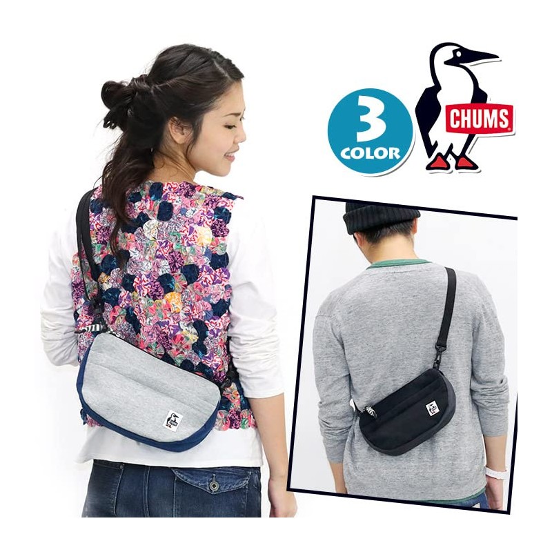 Chums Shoulder Bag, Mini Banana Shoulder, Sweat, Nylon, black /
