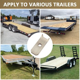 Trailer Floor Hold Down Clip Steel 1/4" Plate Floor Decking Bearclaw Wood Deck -2pcs