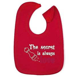 Hippowarehouse the secret ingredient is always love cotton baby nursing bib boys girls 35cmx22cm