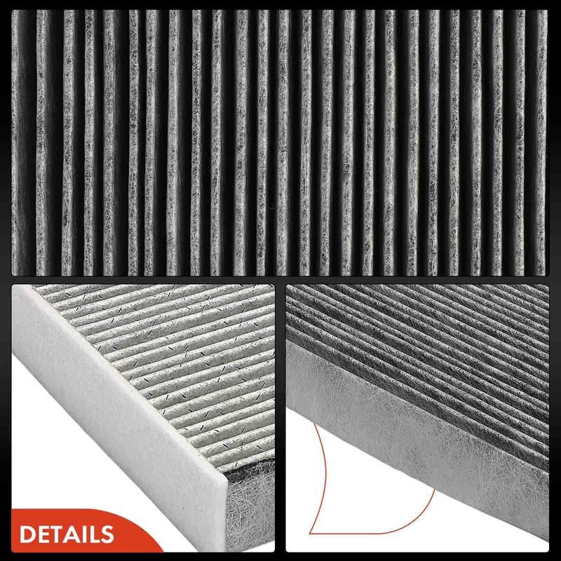 A-Premium 2-PC Cabin Air Filter with Activated Carbon Compatible with