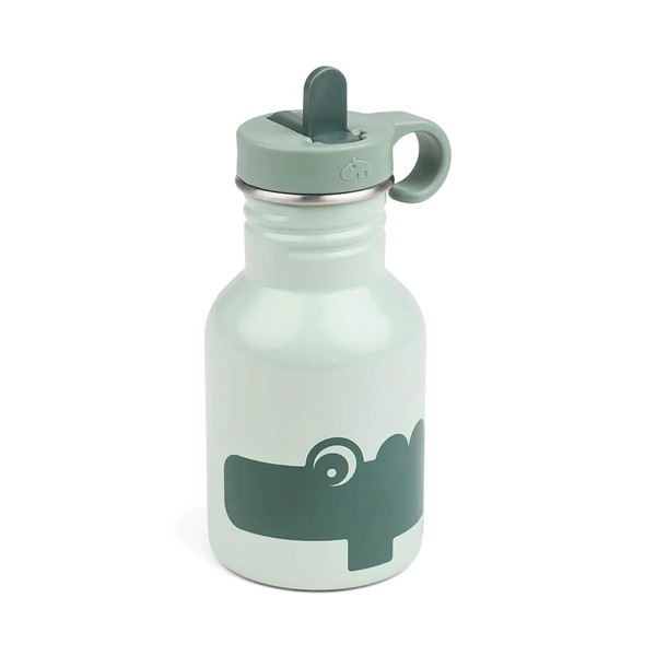 Done by Deer Stainless Steel Bottle Croco Green – 350