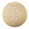 Modern Medium Cream Lattice Wicker Rattan Globe Ball Style Ceiling