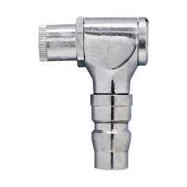 Niigata Seiki T-332SB BeHAUS Air Chuck for Bicycles and Cars, Compatible with Presta & British / American Style (Silver)