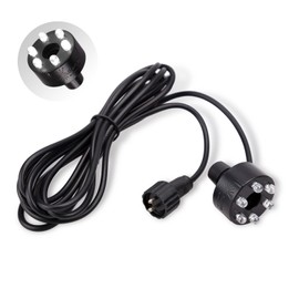 CLGarden LED Ring cold white for Fountain Set 12V Plug&Light System AC/DC water cascade illumination pond