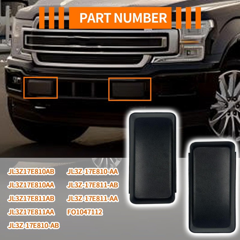 Front Bumper Guards Pads Inserts Caps Bumper Cover Grille Lower