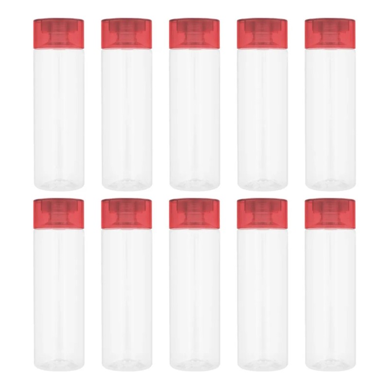 Cilindro De Plástico Cuerpo Traslúcido Pack 10 Piezas