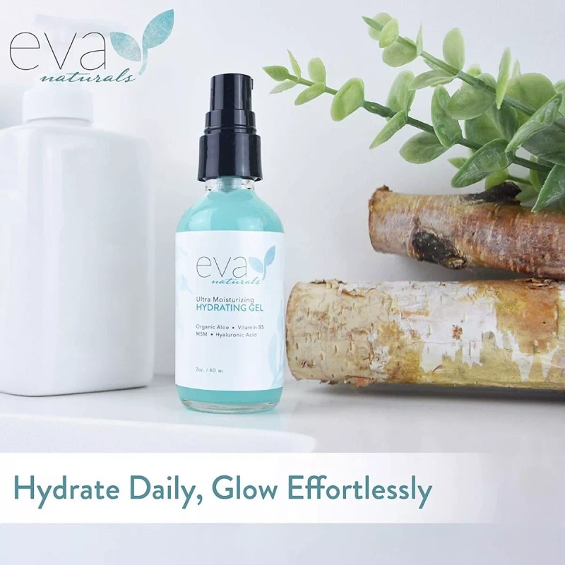 Eva Naturals Gel Facial Hidratante Con Acido Hialurónico Y Células
