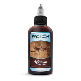 UnoCoat Hardwax Uroil Color Samples - Made in USA - Advanced Wood Grain Treatment for Indoor Applications, Urethane-Modified Hard Wax Oil, for Any Wood Species - 2 oz / 59 ml - Medium Brown