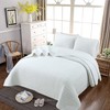 MarCielo 3-Piece 100% Cotton Oversized Bedspread Set Coverlet Set Lightweight