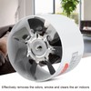 25W Wall Mounted Exhaust Fan Low Noise Home Bathroom Kitchen