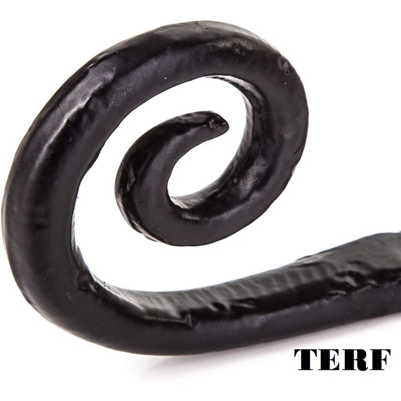 TERF®250mm Heavy Duty Antique Black Window Casement Stay Spoon Style