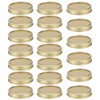 Stainless Steel SplitType Mini Glass Jar Lids Container Sealing Cover