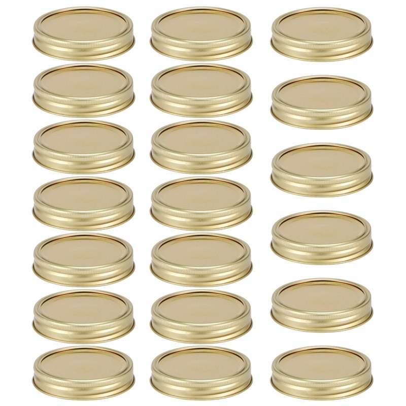 Stainless Steel SplitType Mini Glass Jar Lids Container Sealing Cover
