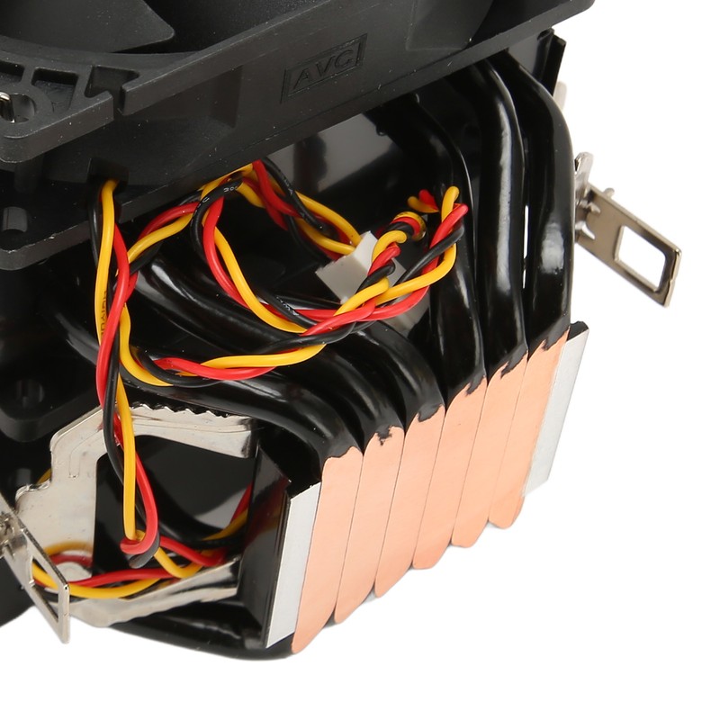 CPU Cooling Fan 6 Heat Pipes Quiet 3 Pin PC