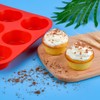 CAKETIME Silicone Muffin Pan, Mini Muffin Pan, Regular 12 Cups