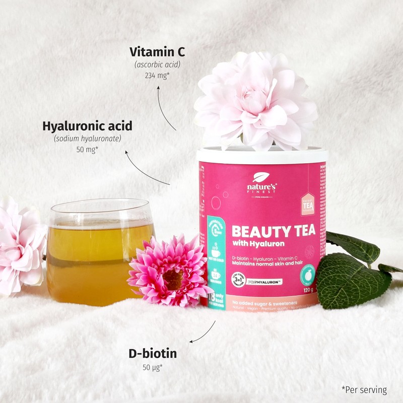 Nature's Finest by Nutrisslim Beauty Tea - Hyaluronic Acid Complex