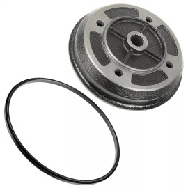 Caltric Front Left or Right Brake Drum w/Seal for Kawasaki Mule 2510 KAF620A 4x4 1994-00