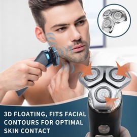 SH71/50 Shaving Heads Compatible with Phil*is S5000 Series (S5XXX), S7000 (S7XXX), SH60/70 and SH71/50 (Silver)