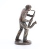 Veronese Design 7 1/4" Jazz Band Saxophonist Resin Figurine Bronze