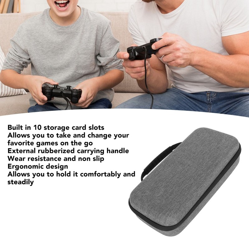 Game Console Carrying Case Professional EVA Shockproof Scratch Resistance Hard
