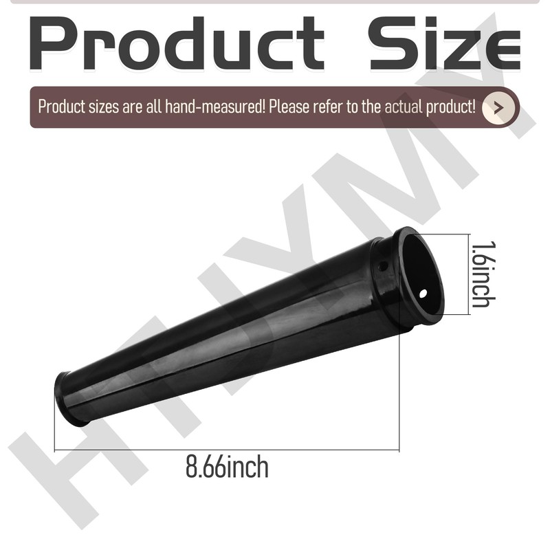 123245-4 Rubber Blower Nozzle for Ma-Kita UB1102, DUB183Z UB1103, Black