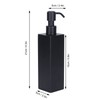 200ml Square Shower Bottle 304 Stainless Steel Shampoo Hand Soap