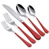 Onlycooker Red Silverware Set 20 Piece 18/0 Stainless Steel Flatware